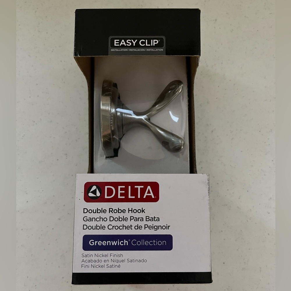 Delta Greenwich Collection Nickel Robe Hook